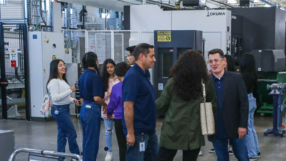 Hirsh employees show their friends and family their new headquarters