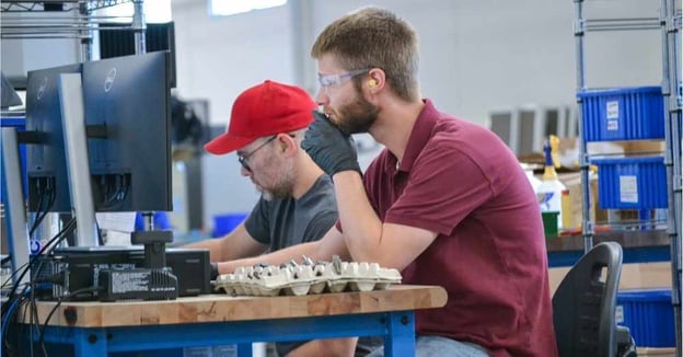 CNC machinist reviews inspection data