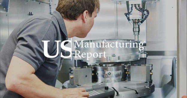 Machinist touches off a tool inside a CNC mill