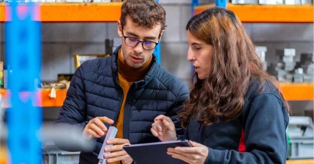 Engineers select bar stock for machining project