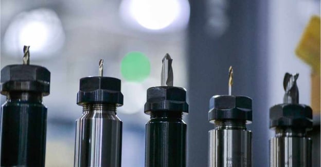 Collection of CNC drill bits