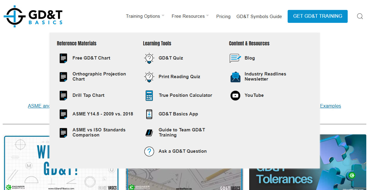Free GD&T basics resources