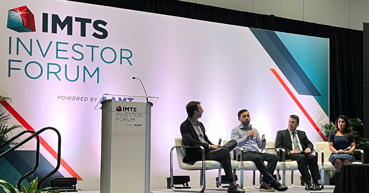 Hirsh Precision President and CEO Peter Doyle participates in Investors Forum panel discussion at IMTS 2024