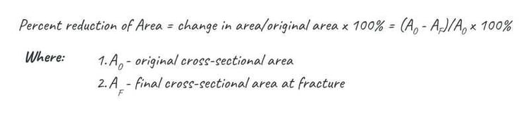 Reduction of area equation
