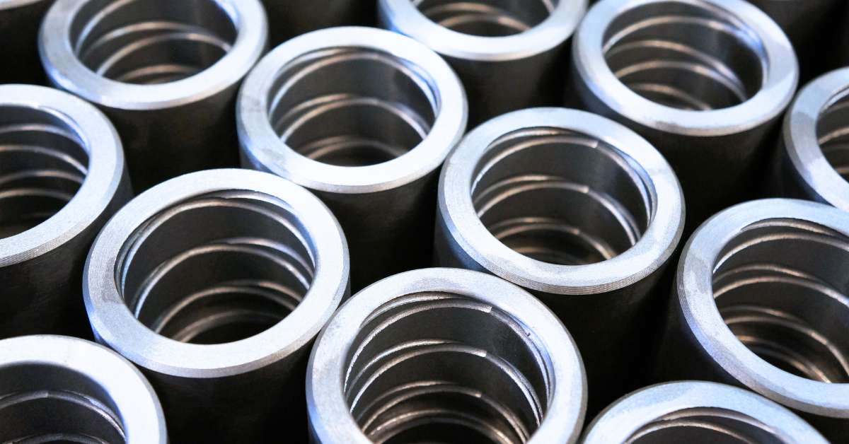 Stainless steel parts that have been passivated