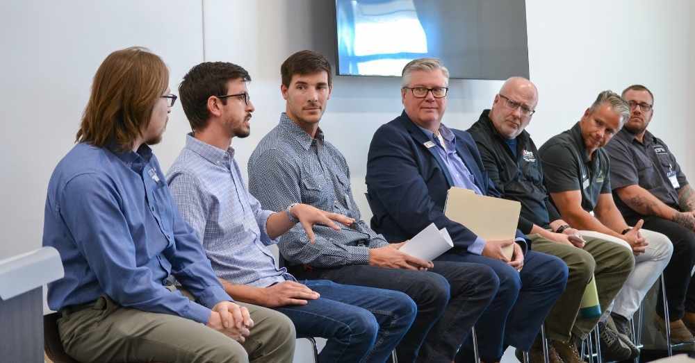 Manufacturing engineer speaks on workforce development panel
