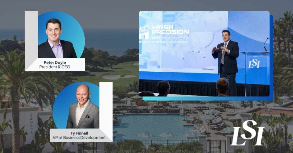 President and CEO Peter Doyle presents at the LSI Summit