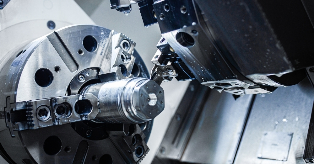 CNC mill-turn runs a multi-operation part